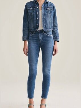 AGOLDE | SOPHIE MID-RISE ANKLE SKINNY JEANS IN TAME WASH SIZE 26